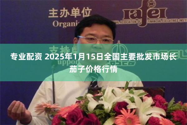 专业配资 2025年1月15日全国主要批发市场长茄子价格行情